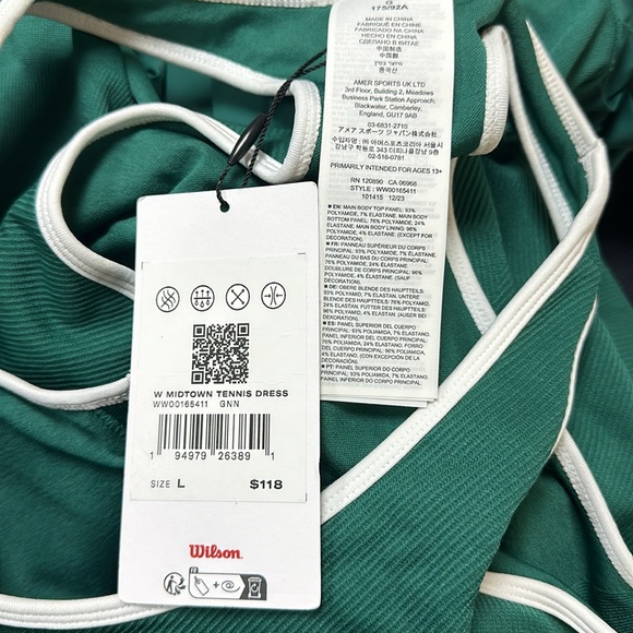 4 Wilson tennis dresses 2M, 1XS, 1L- $65 each specify size you want - Picture 4 of 5